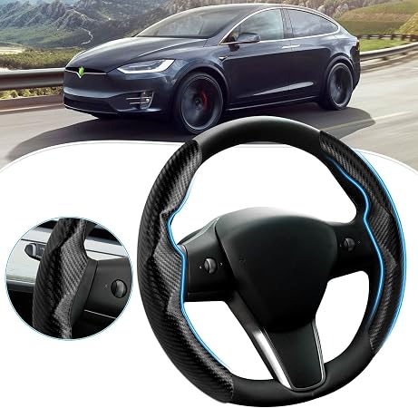 Carbon Fiber Steering Wheel Cover – 2PCS 🚗✨