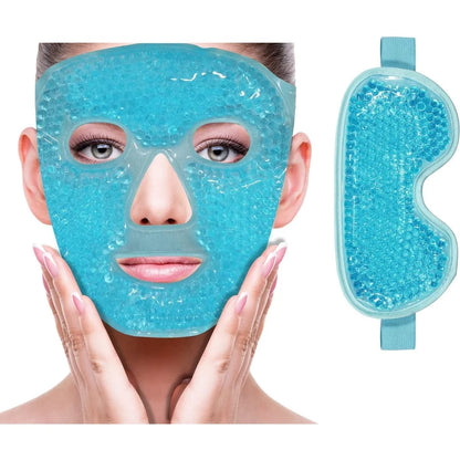 Reusable Gel Face Mask – Hot & Cold Therapy Mask