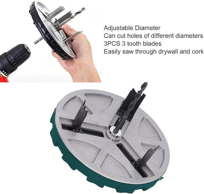 Adjustable Round Hole Cutter – Multi-Purpose Punching Saw