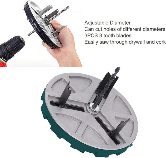 Adjustable Round Hole Cutter – Multi-Purpose Punching Saw