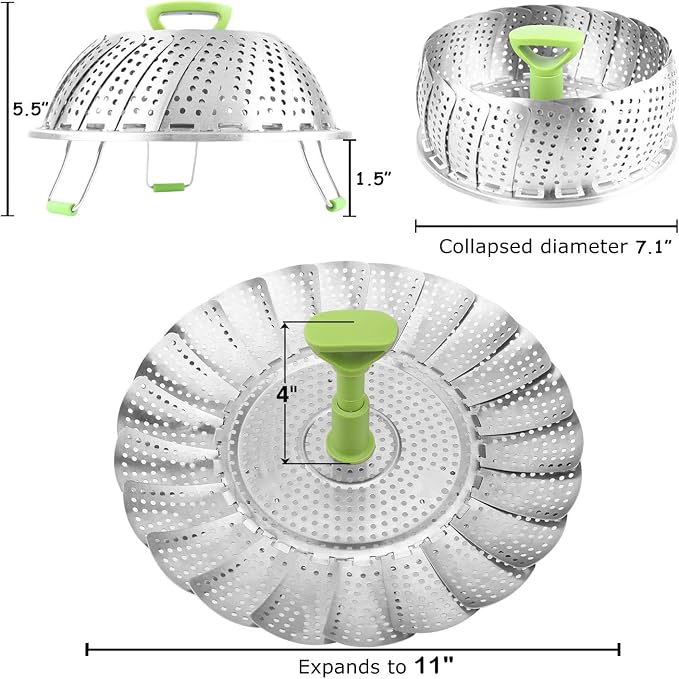 Expandable Vegetable Steamer Basket 🥦🍲