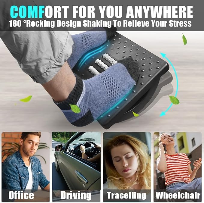 Portable Foot Rest Stool – Non-Slip Bathroom Step Stool 🦶✨
