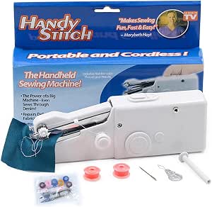 Portable Handheld Sewing Machine – Mini Cordless Quick Stitch Tool 🧵✨