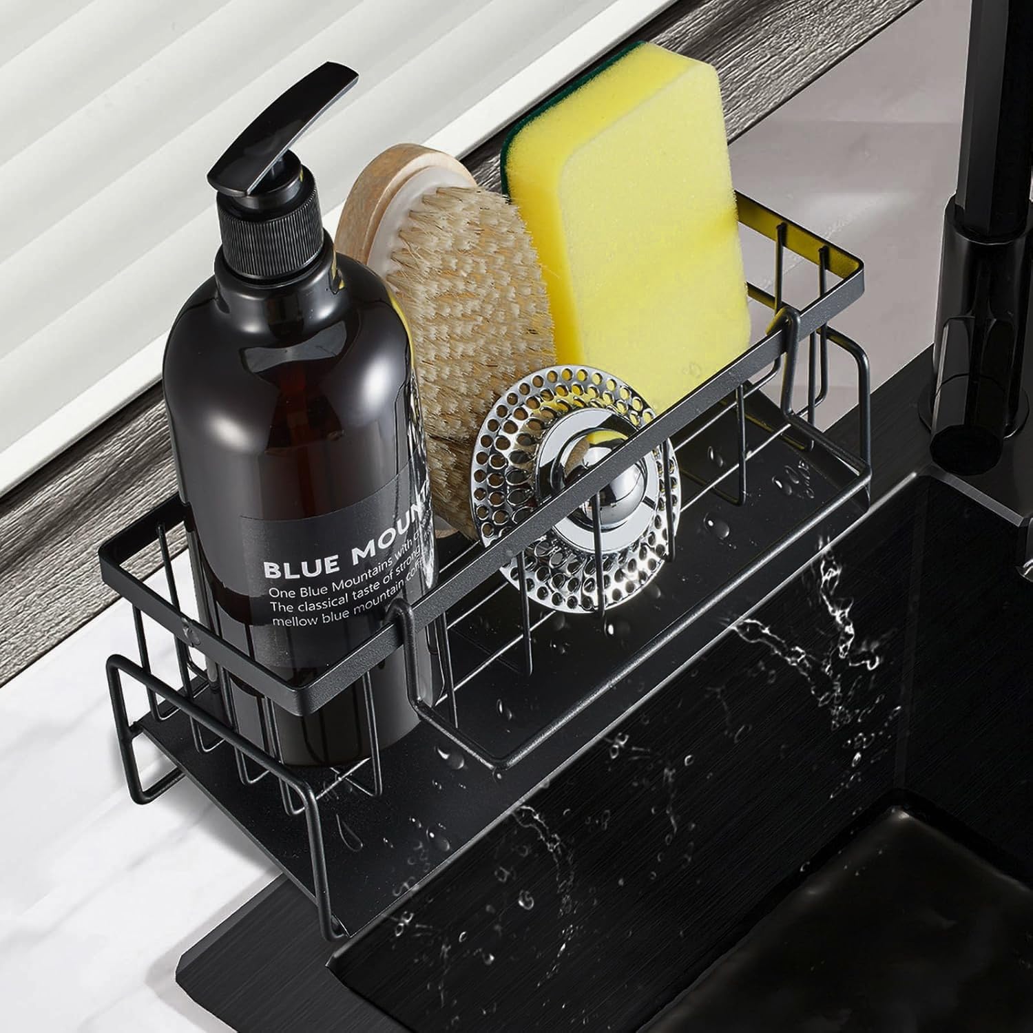 Adjustable Stainless Steel Dish Rack for Sponge – Matjarak.co
