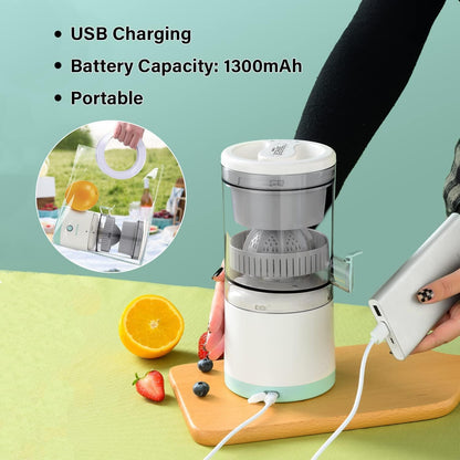 Portable Rechargeable Electric Citrus Juicer Hands