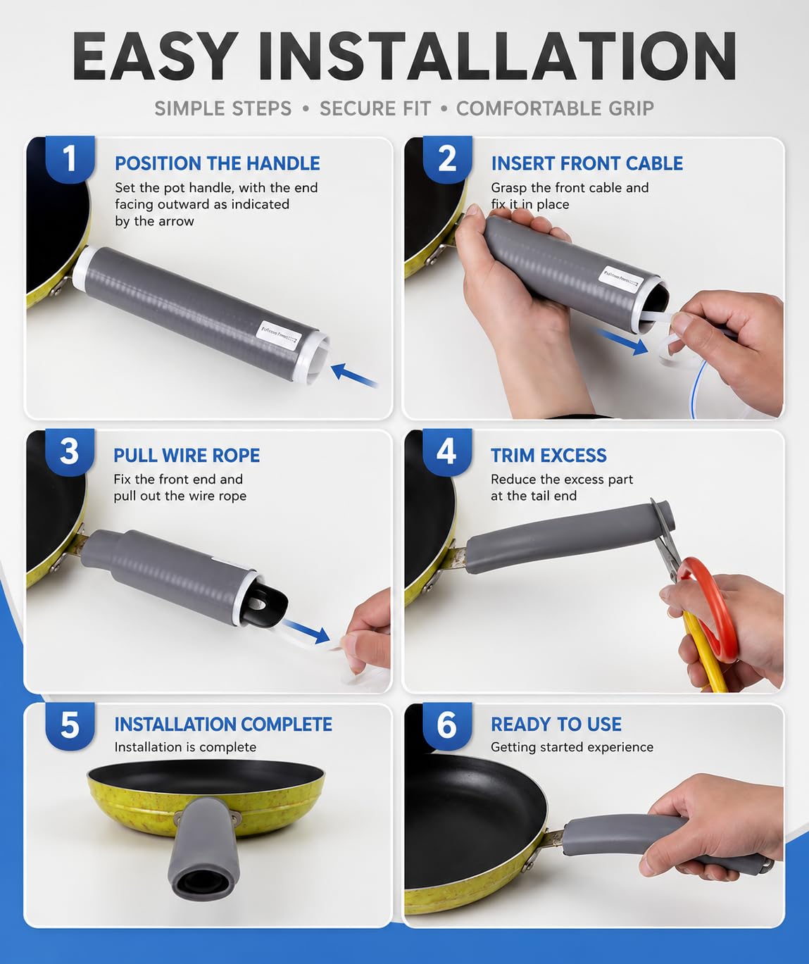 Heat-Resistant Pan Handle Cover 🍳🔥🖐️