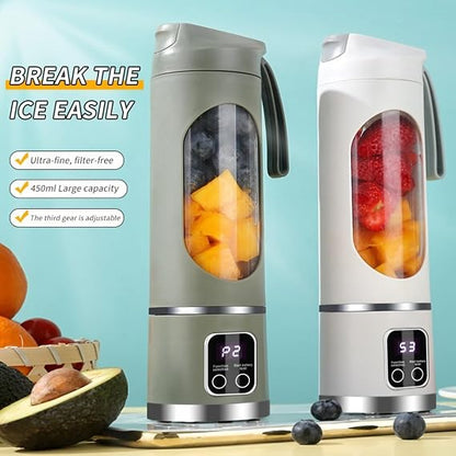 Portable USB Blender – 450ML, 12 Blades 🥤⚡