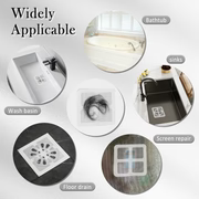 Set of 10 Anti-Clog Mesh Drain Filter – Hair & Insect Resistant Bathroom Screen