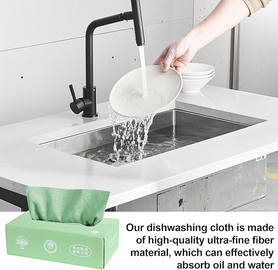 Pull-Out Microfiber Cleaning Cloths – 20PCS 🧽✨