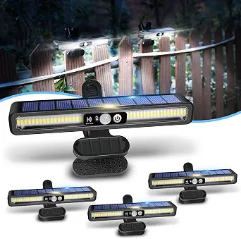 Clip-On Solar Motion Sensor Light – 4 Pack ☀️💡