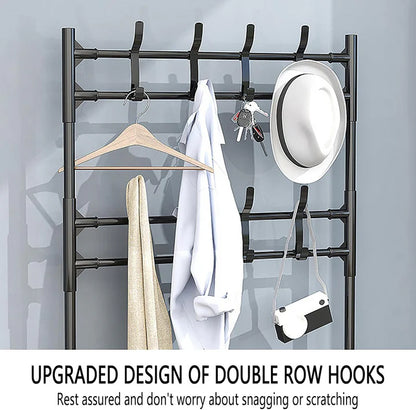 3-in-1 Coat Rack & Shoe