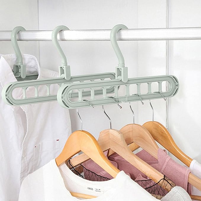9-Hole Magic Space-Saving Hanger 👕👗✨