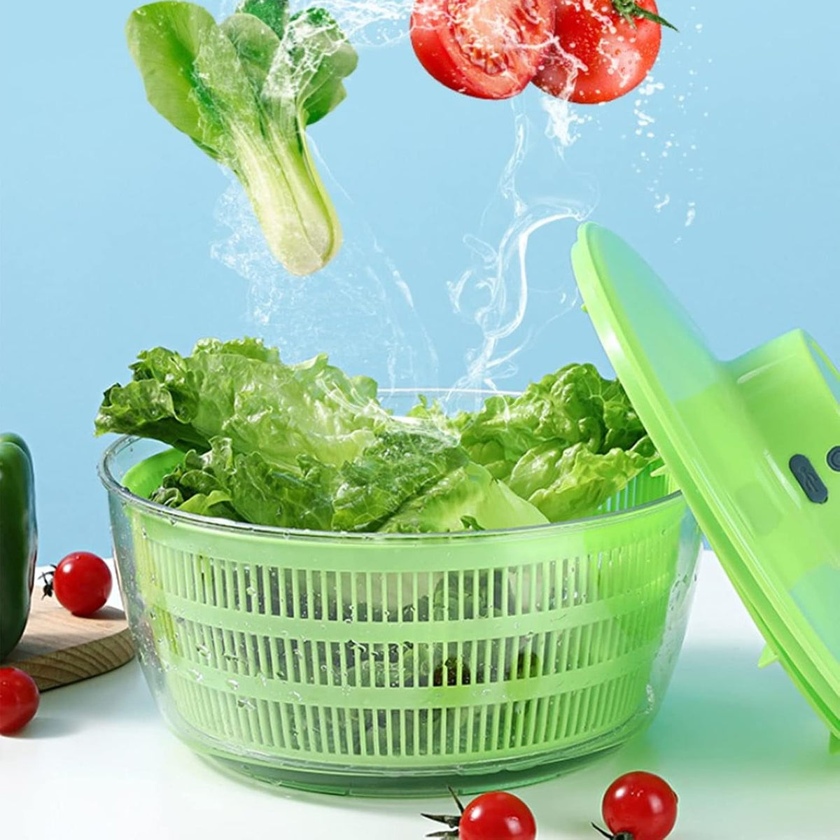Electric Salad Spinner & Food Drainer 🥗⚡💦