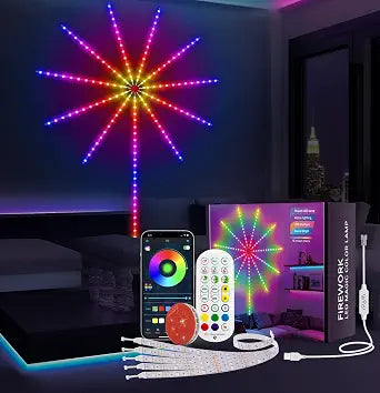 LED Fire Work Strip Lights App And Remote Control