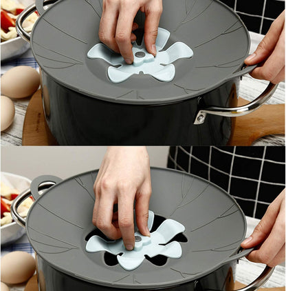Silicone Anti-Spill Pot Lid – 11.42" 🍲💨✨