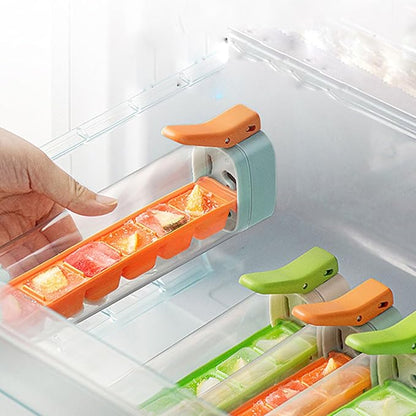 Easy Release Ice Tray – One Press Ice Maker with Handle