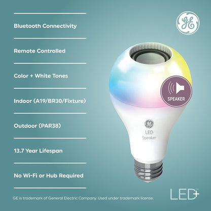 Color Changing RGB LED Bulb Lamp Light with Remote Control