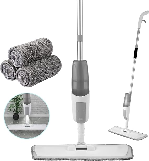 Microfiber Spray Mop with Refillable Bottle 🧹💦