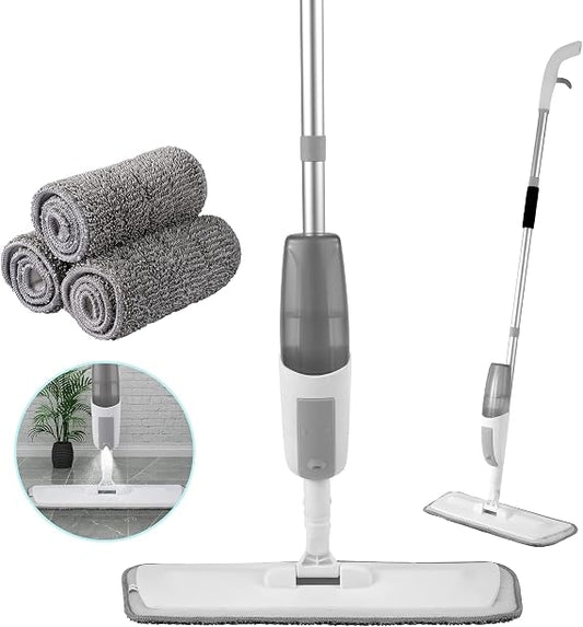 Microfiber Spray Mop with Refillable Bottle 🧹💦