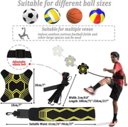 Football Kick Trainer Soccer Training Waist Belt Adjustable