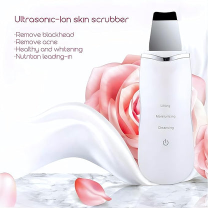 Ultrasonic Skin Scrubber – Deep Facial Cleansing Device ✨💆‍♀️