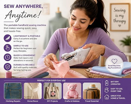 Portable Handheld Sewing Machine 🧵✨
