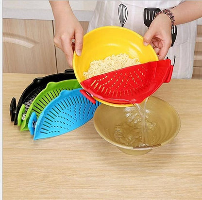 Pot Side Strainer – Fruit & Vegetable Drainer