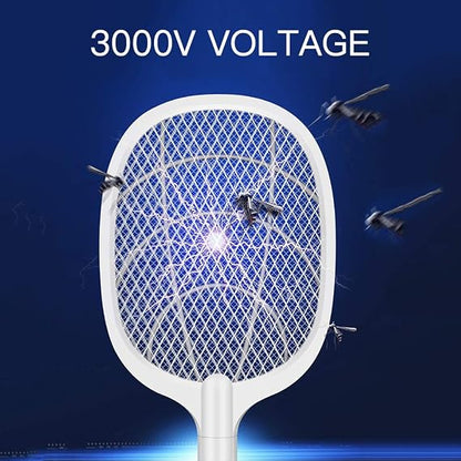 USB Rechargeable Electric Mosquito Swatter & Lamp – Fly Zapper