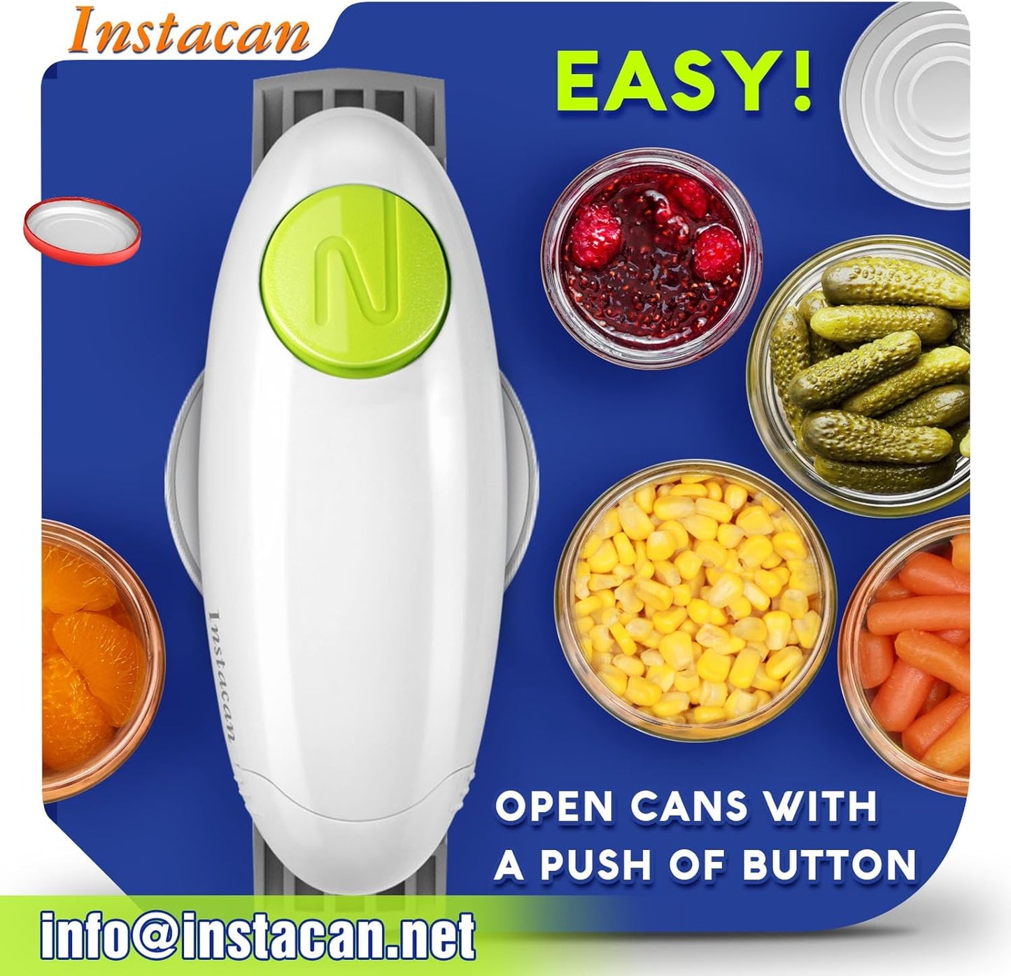 Automatic Electric Jar Opener – Easy Grip for Weak Hands