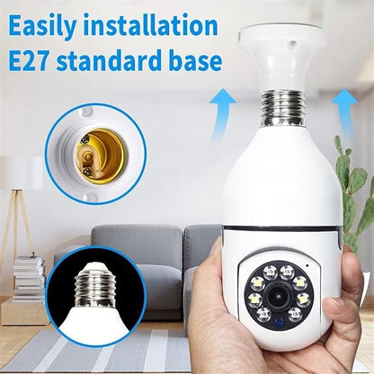 V380 PRO E27 360 Degree LED Light 1080P Wireless Panoramic Home Security WiFi Camera