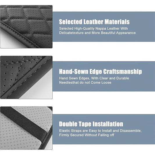 Universal Car Armrest Cover – Anti-Slip Leather Protector