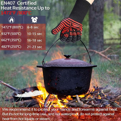 Extreme Heat Resistant BBQ Gloves 🔥🧤