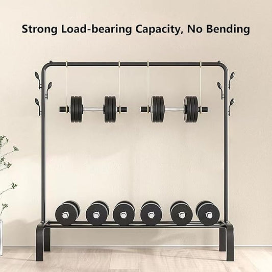 Double Clothes Garment Rack – Rolling Hanging Organizer