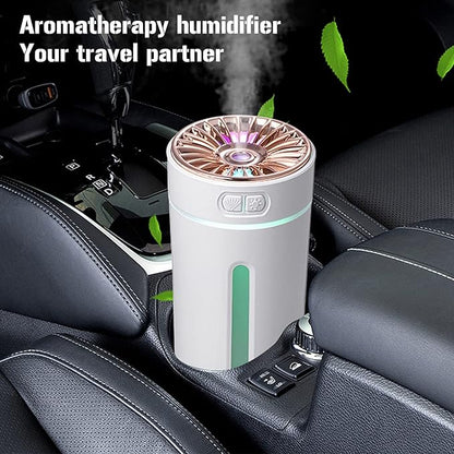 Wireless Car Air Humidifier – Portable USB Mist Diffuser