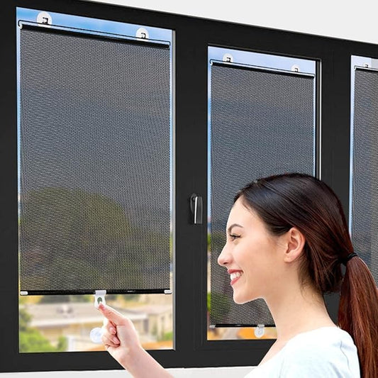Retractable Balcony Sun Shade – Blackout Roller Blind