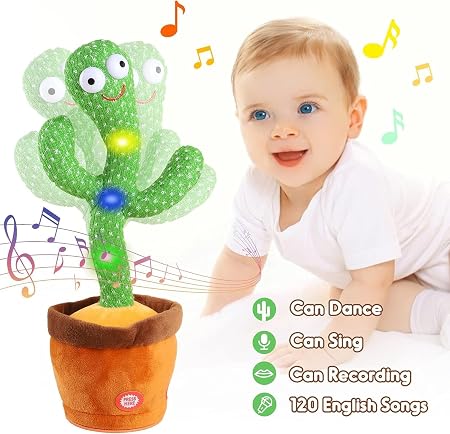 Dancing Talking Plush Toy , cactus talking toy