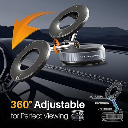 360 Adjustable Vacuum Magnetic Phone Holder for Car