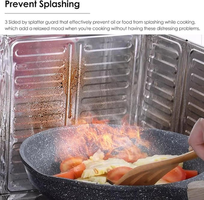 Foldable Stove Splash Guard – Oil & Heat Shield 🍳🔥