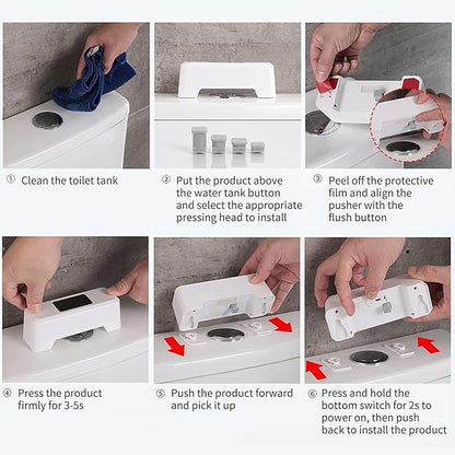 Touchless Toilet Flush Sensor – Automatic Infrared Flusher
