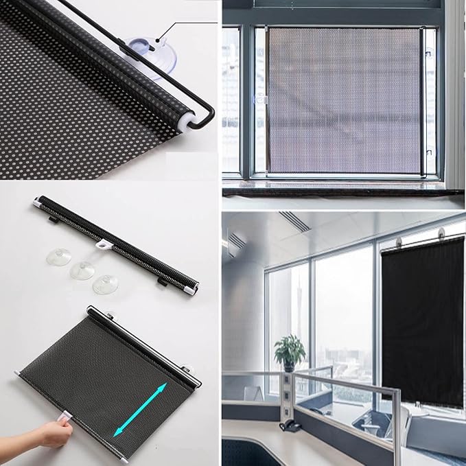 Retractable Balcony Sun Shade – Blackout Roller Blind