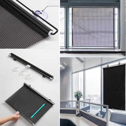 Retractable Balcony Sun Shade – Blackout Roller Blind
