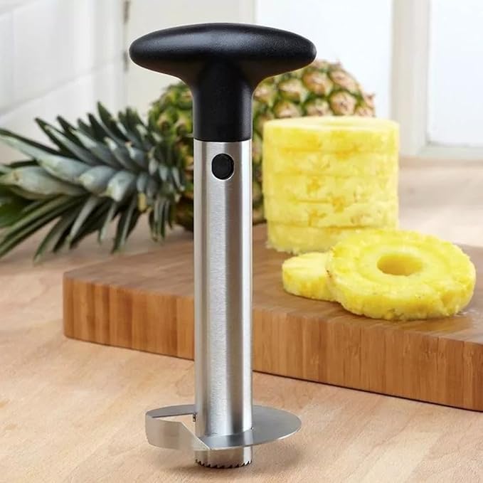 Stainless Steel Pineapple Corer & Slicer – Easy Fruit Cutter 🍍✨