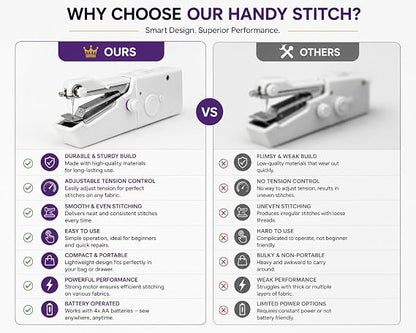 Portable Handheld Sewing Machine 🧵✨