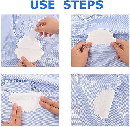 Disposable Underarm Sweat Pads, Odor-Blocking Protection
