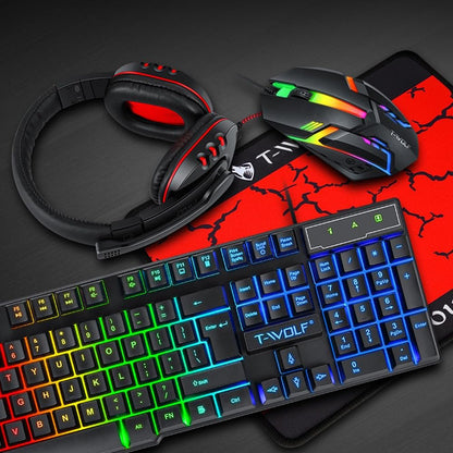 4 in 1 Gaming Combo ( Keyboard - headset - mousepad - mouse )