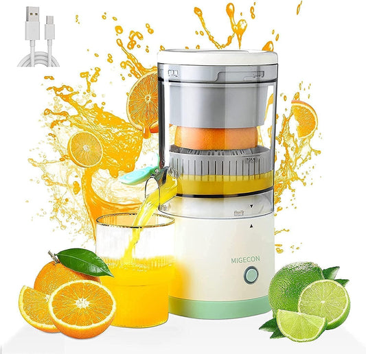 Portable Rechargeable Electric Citrus Juicer Hands