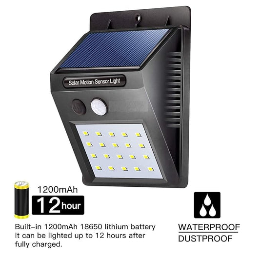 IP65 LED Garden solar Lamp with Motion Sensor