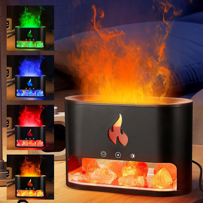 2-in-1 Flame Essential Oil Diffuser