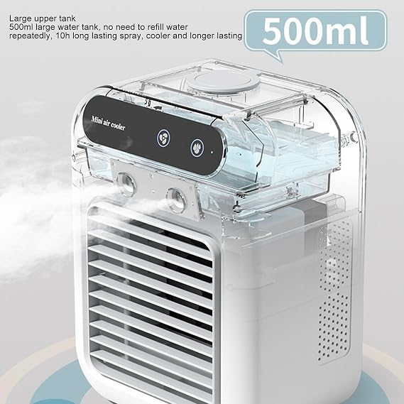 Portable Air Cooler with 500ML Water Tank ❄️💨💦