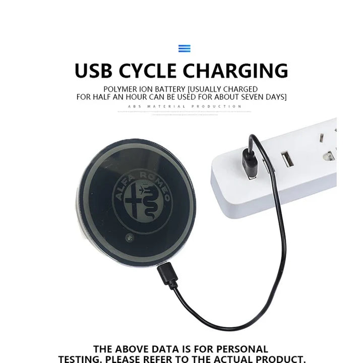 Car LED Light Cup Mat